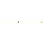 Armband 750/18 K Gelbgold mit Smaragden