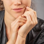 Bracelet 750/18 K Yellow Gold with Cubic Zirconia - 772Z-18