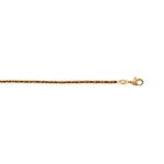 Armband 750/18 K Gelbgold Tubes geschliffen