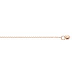Bracelet or rosé 750/18 ct Trèfle avec diamants 0.02 ct - AR-73780-RG