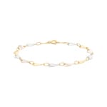 Armband 750/18 K Tricolor 18cm