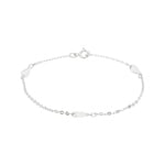 Bracelet 750/18 K White Gold 18cm - 7509.1GR-18