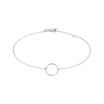 Bracelet 750/18 K White Gold 18cm