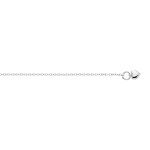 Armband 750/18 K Weissgold Kleeblatt mit Diamanten 0.02 ct - AR-73780-WG