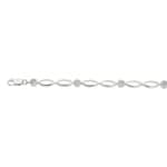 Bracelet 750/18 K White Gold with Diamond 0.38 ct H/si - AR-46479-WG