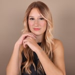 Armband 750/18 K Weissgold Love mit Diamanten 0.12 ct H/si - AR-54284-WG