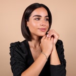 Armband 750/18 K Weissgold mit Saphiren - AR-23689-SAF-WG