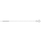 Bracelet 750/18 K White Gold with Cubic Zirconia 18cm