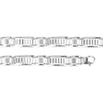 Bracelet argent 925 9.4mm - 21cm - AR-0010-SI