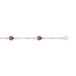Bracelet argent 925 rhodié Coccinelle 14cm - 303596