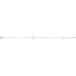 Bracelet 925 Silver rhodium-plated 19cm, Diamond - 333343