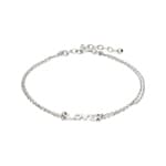 Armband 925 Silber rhodiniert 19cm, Love
