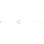 Armband 925 Silber rhodiniert mit Zirkonia 19cm - 303907.1