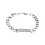 Bracelet Argent 925 rhodié avec zircones - AB925033