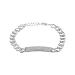 Bracelet Argent 925 rhodié avec zircones - AB925034