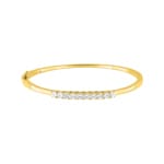 Armreif 375/9 K Gelbgold mit Lab Grown Diamanten 1.00 ct