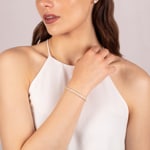 Armreif 750/18 K Gelbgold mit Diamanten 0.78 ct H/si - AR-43770-GG