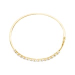 Armreif 750/18 K Gelbgold mit Diamanten 0.78 ct H/si - AR-43770-GG