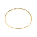 Bangle 750/18 K Yellow Gold with Diamonds 1.00 ct H/si - AR-69146-GG
