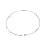 Bracelet Jonc ouvert Argent 925 rhodié 58 x 48mm, Flèche - 303928