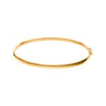 Armreif oval 750/18 K Gelbgold 3mm - 52x62mm