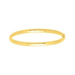 Armreif oval 750/18 K Gelbgold halbmassiv 4mm - 372C4GM