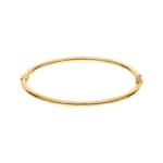 Armreif oval 750/18 K Gelbgold poliert 3mm - 50x60mm
