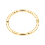 Oval Bangle 750/18 K Yellow Gold polished 6mm - 50x60mm - 382.6