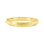 Armreif oval 750/18 K Gelbgold verziert 9mm - 380