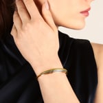 Armreif oval 750/18 K Tricolor verschweisst 48x58mm - 308.1