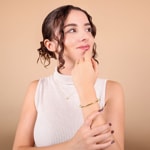 Round Bangle Solid 750/18 K Yellow Gold - 358.225