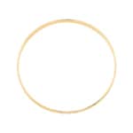 Bracelet Jonc ronde or jaune 750/18 ct gravé 4mm - 389