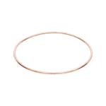 Armreif rund 750/18 K Roségold massiv