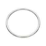Round Bangle 925 Silver rhodium-plated 4.0mm - 303102
