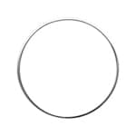 Round Bangle 925 Silver rhodium-plated 4 x 2mm - 303167