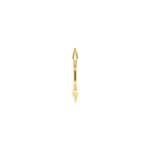 Navel Piercing 750/18 K Yellow Gold