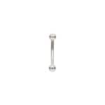 Bauchpiercing 750/18 K Weissgold, Kugel