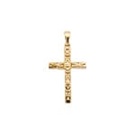 Pendentif croix Bizantina or jaune 750/18 ct - AKR1061
