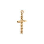 Pendentif croix Bizantina or jaune 750/18 ct - AKR1061