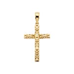Bizantina Cross Pendant 750/18 K Yellow Gold - AKR1062