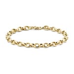 Blush 14ct Gold Oval Cable Chain Bracelet - 2162YGO