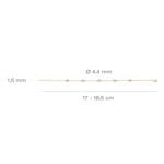 Blush 14ct Gold 0.37ct Lab Diamond Bracelet - LG2002Y