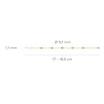 Blush 14ct Gold 0.55ct Lab Diamond Bracelet - LG2003Y