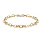 Blush Armband 14k Gelbgold mit variierendem Gliedermuster - 2255YGO