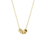 Blush 14ct Gold Five Ring Pendant Necklace - 3087YGO