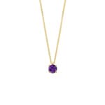 Blush 14ct Gold Amethyst Pendant Necklace