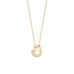 Blush 14ct Gold Open Heart Pendant Necklace - 3081YGO