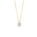Blush 14ct Yellow Gold Lab Diamond 0.30ct Solitaire Pendant Necklace