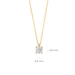 Blush Collier 14k Gelbgold mit Labordiamant 0.30ct - LG3002Y