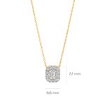 Blush Collier 14k Gelbgold mit Labordiamanten 0.40ct - LG3009Y